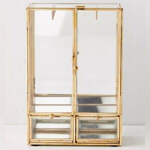 Urban Outfitters Gold Jewelry Box/Cabinet